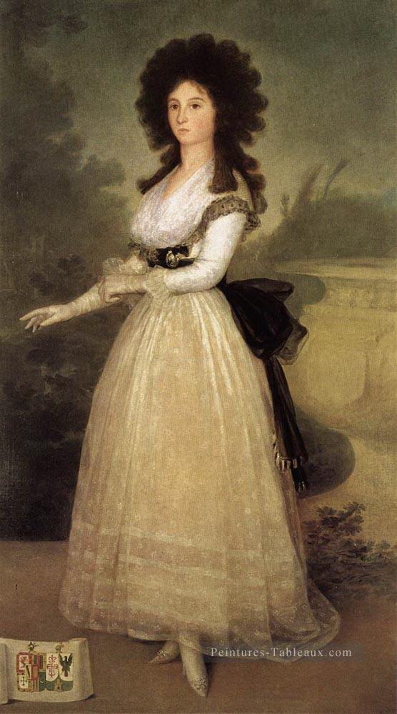 Dona Tadea Arias de Enriquez Francisco de Goya Peintures à l'huile